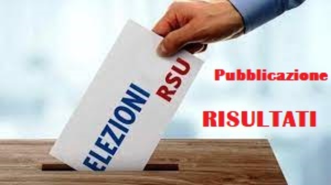 Pubblicazione risultati elezione RSU 5-6-e 7 aprile2022